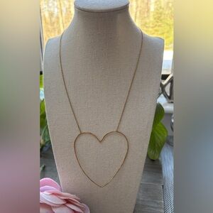 Stella & Dot Heart of Gold Necklace